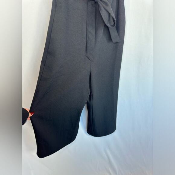 Artizia Babaton Black Flutter Strapless Ruffle Jumpsuit Size 0 - Picture 8 of 14